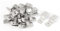 sourcing map 20 Stück 38x13x11mm Metall Z Form Aufhänger Bildaufhänger Zackenaufhänger Z-Winkel Fliegengitter Befestigung
