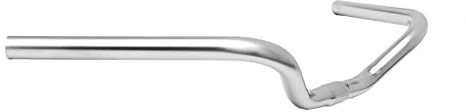 Cintre d'apprentissage - Guidon de vélo de trekking et de randonnée - Pièces de vélo - Guidon rétro 25,4 mm - Largeur de poignée 60 cm