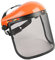 Tiuimk Chainsaw Safety Helmet for Forestry Logging Brushcutter Electric Cutting Orange Caps