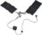 lvifloae Mini-Heizkissen, USB-Heizung, wiederaufladbare Heizung, elektrisches Heizkissen, Nacken-Lendenwirbelweste, Wärmer, tragbares Heizkissen, Heiztuch, Zeltheizung für
