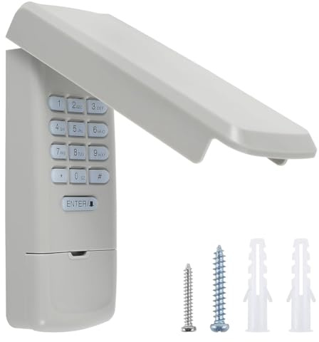 Agwuoetr Tastiera Apriporta Garage Tastiera Wireless Keyless Entry Compatibile per 877MAX 377LM 977LM Cassaforte con Tastiera Wireless Chiave