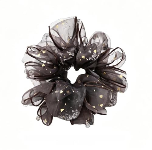 Grand élastique à cheveux pour femme, style Instagram, tendance, polyvalent, volumineux, accessoire pour cheveux, queue de cheval haute, 4 pièces
