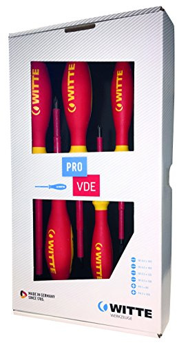 Witte 670027 - Juego de 6 destornilladores PRO-VDE (3pl + 2ph)