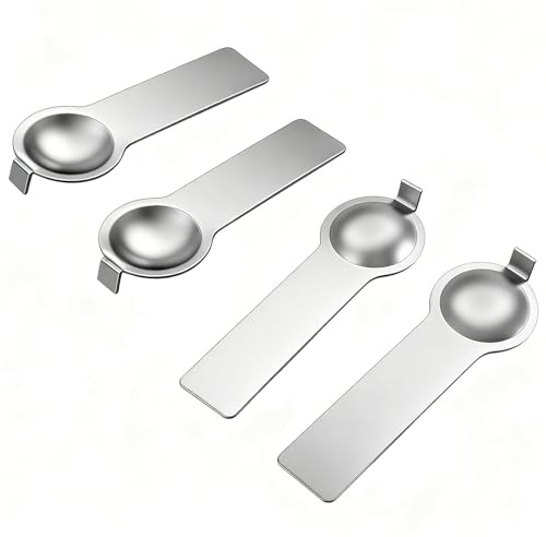 4 PCS Italian Charm Bracelet Link Tools, 5mm Double-Sided Stainless Steel Thumb Style Fitting Tool for Nomination Adding/Removing Charms