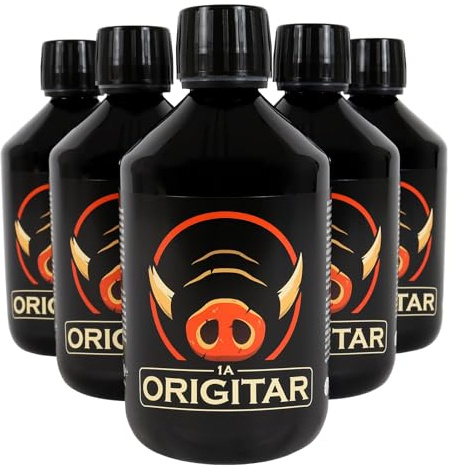 1a-origitar, Lockmittel für Schwarzwild und Rotwild auf Basis von Buchenholzteer, 6 x 600g