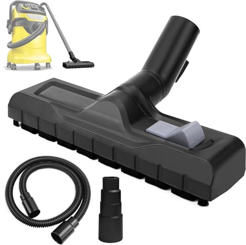 Raxfekro Boquilla para aspiradora Compatible con Kärcher WD2 WD3 WD4 WD5 WD6 de 35 mm, Accesorio para aspiradora, Cepillo Universal para Suelo