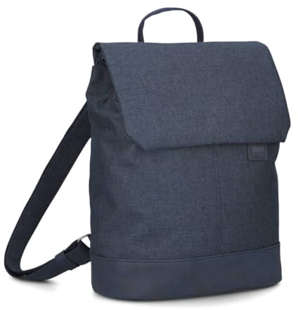 Zwei Damen Rucksack Olli OR13 Daypack 7 Liter robust strapazierfähig wasserabweisend Rückenpolsterung Hauptfach mit Reißverschluss Geheimfach Handyfach Einsteckfächer Laptopfach gepolstert (navy)