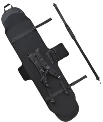 SDIUAKBV snowboardväska snowboardskydd ärm ryggsäck vattentät transport wrap pack bagage bärutrustning resväska (längd 146 cm)