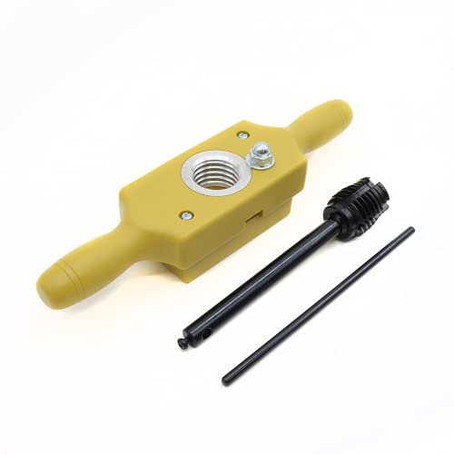 Taytools Wood Tap and Die for Male/Female ID/OD Threads Polypropylene Threadbox Hardened (1-1/4 Inch x 6 TPI)