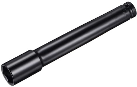 sourcing map 1/2 Drive by 17mm Deep Socket, Heat-Treated CR-V Steel 8 Length, 6-Point Metric Sizes