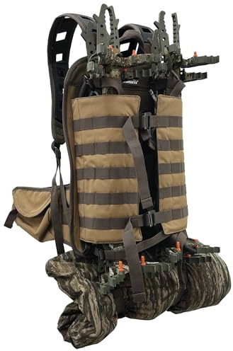 Insights Hunting by frogg toggs - Saddle Stalker Hunting Backpack, Solid Elements Brown