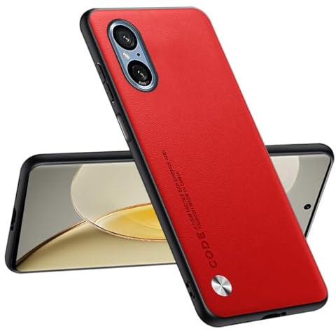 Topme Handyhülle Kompatibel mit Smartphone, Compatible with Sony Xperia 5 V (6.1) – Sicherer und Stilvoller Schutz - Rot