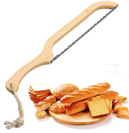Qumiuu Coltelli per Sega ad per Pane | Coltelli per Tagliare Pane,Taglierina per Pane seghettata Lunga in Acciaio Inossidabile con Impugnatura Comoda per Biscotti e panini