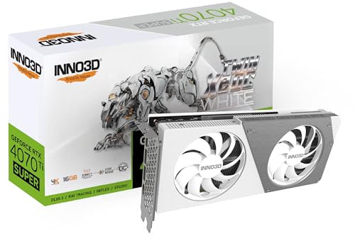 INNO3D GEFORCE RTX 4070 Ti SUPER Twin X2 OC White NVIDIA 16 Go GDDR6X