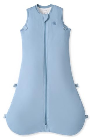 momcozy Saco de dormir bebé 1.5 TOG de bambú, diseño saludable para la cadera (IHDI), cremallera doble para cambio fácil, ajuste SnapFit, suave y transpirable, 0–24 meses