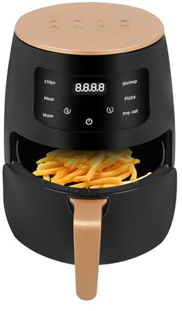 Friggitrice ad aria calda, mini friggitrice ad aria calda, friggitrice ad aria calda Airfryer per disidratare, senza sostanze chimiche, arrostire, grigliare, cuocere, disidratare, mantenere caldo