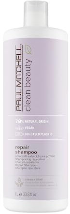 Paul Mitchell Clean Beauty Repair Shampoo – Haar-Wäsche Mit Amarant-Extrakt, Pflege Und Reparatur Für Geschädigtes Und Brüchiges Haar – 1000ml