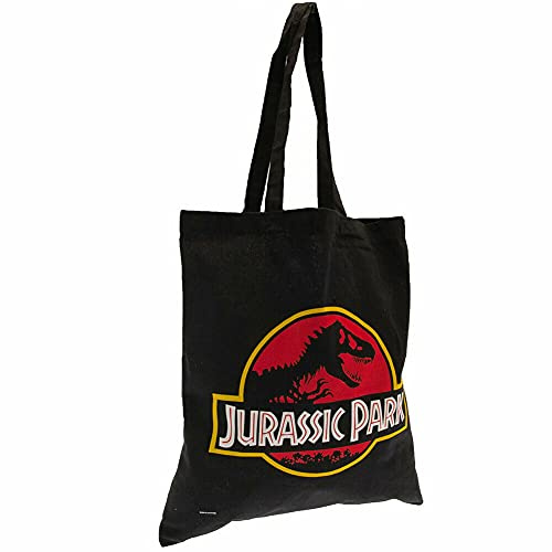 GB eye Jurassic Park logo bomull tygväska, Flerfärgad, En storlek, Eco tygväska
