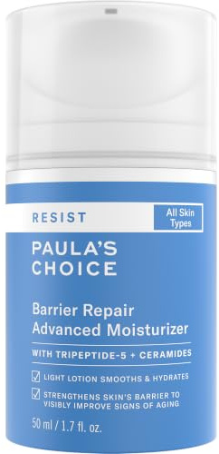 Paula's Choice RESIST Barrier Repair Avancerad Fuktighetskräm - Anti-Ageing Night Cream Återfuktar och Lugnar - För Fastare Hud och Reducering av Rynkor - Alla Hudtyper - 50 ml