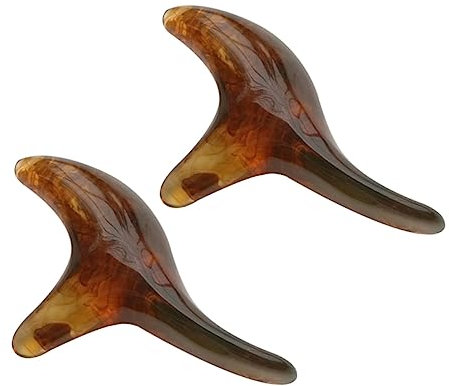 LALAFINA Akupunktmassagegerät 2 Stück Bienenwachs Massagegeräte Für Körpermassage Ergonomisches Design Fußreflexzonenmassage Nacken Und Rückenentspannung Für Spa Und Persönliche