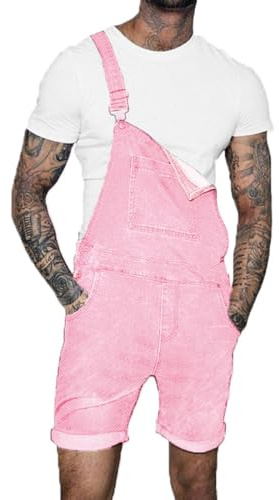 Salopette en Jean Duohropke pour Homme - Combinaison à Bretelles
