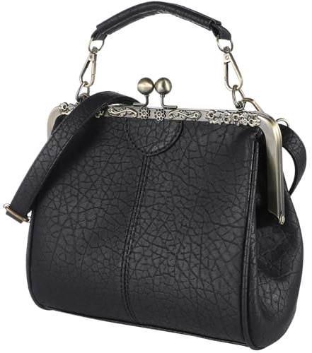 SAFIGLE Mode Chic Handtasche Schwarze Tasche Für Frauen Retro Messenger Bag Feature