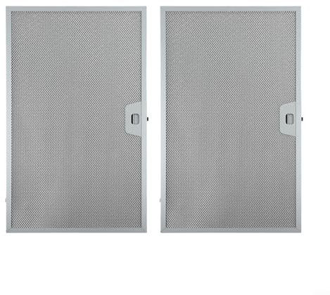 Hasaller Filtros para campana extractora de aluminio, 2 unidades, 506 x 300 x 9 mm, filtro de malla de metal, filtro de grasa, campanas de cocina, filtro de ventilación para ventilador extractor de