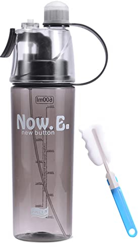 Borraccia termica Mist'N Sip | Senza BPA, funzione nebbia e sorseggio 2 in 1 | Beccuccio estraibile | Flessibile facile da spremere | Si adatta alla maggior parte delle gabbie per biciclette |