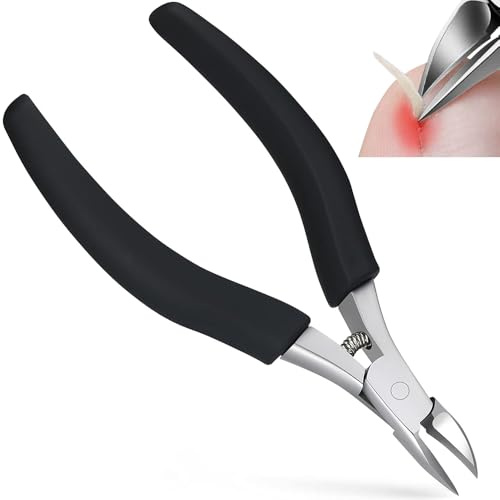 Toenail Clippers for Thick Toenails,Heavy Duty Ingrown Toenail Clipper for Ingrown Toenail Removal Correction Clippers,Professional Pedicure Tool