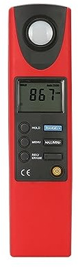 Misuratore di luce portatile, Luxmetro Misuratore Di Luce Digitale 20-20000 Lux Lumen Illuminometro Digitale Trasferimento USB Modalità MAX/MIN Lux/FC Selezionabile