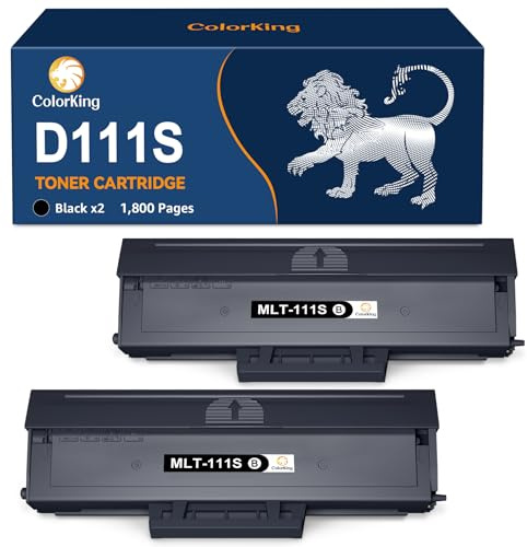 ColorKing MLT-D111S Toner Compatibile per Samsung D111S MLT-D111L Toner