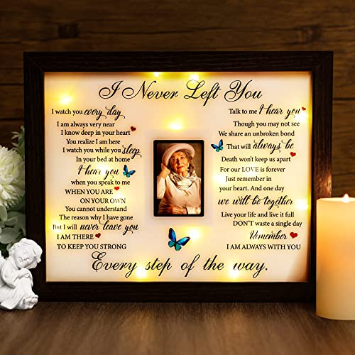 Fabuday Sympathy Gift LED Shadow Box 2x3 Picture Frame - Memorial Gifts for Loss of Mother Mom Dad Father, Bereavement Ideas in Memory Loved One Gifts, Condolences Rememberance Grief Funeral