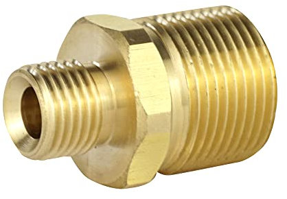 Adapter | für Kärcher Nilfisk Alto Hochdruckreiniger | bis 400 bar | M22x1,5 AG x 1/4 AG | Hochdruckadapter
