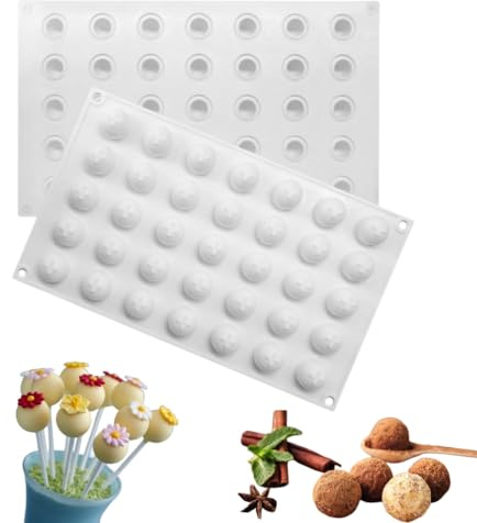 Stampo per cioccolato Sfera Stampo in silicone Stampo per cioccolato Sfera Cubetti di ghiaccio Adatto per realizzare cioccolato sferico, torte, cupole di mousse e cubetti di ghiaccio sferici.