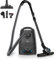 hoogo B3+ anthrazit mit Flipflop Bodendüse | Staubsauger mit Beutel | Starke 850 W Saugleistung | HEPA 14 Filter | 11 Meter Radius | Nur 74 dB(A) | 3 L Fassungsvermögen