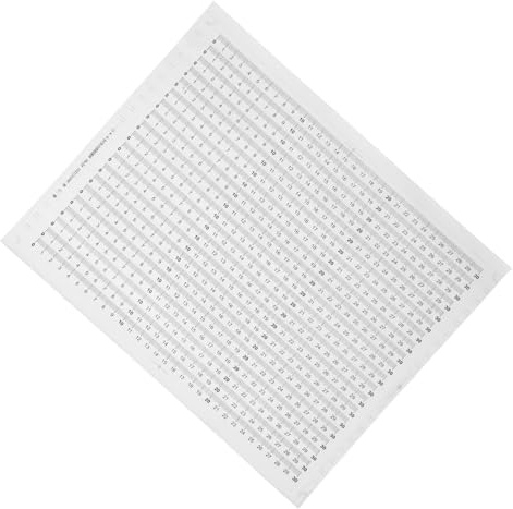 Gatuida 20 Pegatinas Adhesivas para Regla de Escala Visibilidad Clara, Material Pvc Resistente al Agua, Adecuado para Herramientas de Medición en Entornos Húmedos