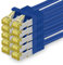 Cat.7 Netzwerkkabel 3,0 m Blau 10 Stück Cat7 Ethernetkabel Netzwerk LAN Kabel Rohkabel 10 Gb s SFTP PIMF LSZH Set Patchkabel mit Rj 45 Stecker Cat.6a