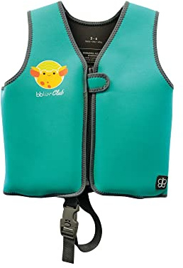 bblüv Näj - Gilet Natation Enfant & Bébé - Veste de Sauvetage Ajustable - Sécurité - Confort en Néoprène - UPF 50+