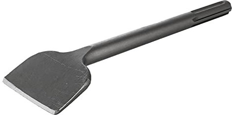 AIDNTBEO SDS-Max - Cincel para espátula, industrial, ancho, plano, 80 x 300 mm, 15° de ancho, para azulejos, hormigón, roca suelta o mampostería