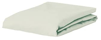 ESSENZA Spannbettlaken Minte Oyster, 180x200 cm - 100% Baumwollsatin 300TC - Uni
