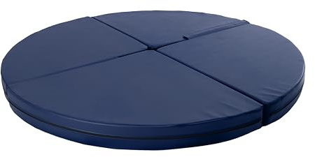Foldable Pool Dance Mat, Round, Diameter 10 cm - 150 cm, Non-Slip Floor Mat with Opening for Pole Dance Rod, Square Protective Mat, Drop Mat, Gymnastics, Fitness Accessory