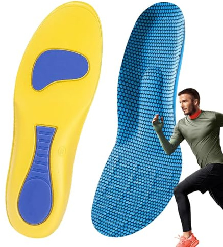 Fanelod 2 Pares de Plantillas Cómodas, Soporte de Pie para Juanetes, Plantillas Ortopédicas de Soporte para Pies, Multicolor, Unisex, Talla 43-44