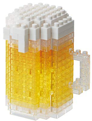 nanoblock NBC245 Beer Toy, Multi-Colour, Bière, Bandai