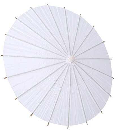 White Paper Regenschirm Hochzeit Gunst Party Dekoration chinesischen Sonnenschirm Braut Fotografie Zubehör Kunst Display(20cm) MEHRWEG VERPACKUNG socialme-eu