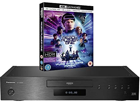 Panasonic DP-UB9000 MULTIREGION for DVD Blu-ray Player Bundle with Ready Player One Ultra HD 4K Blu-ray Disc