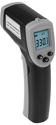 Qcwwy Pistolet de Température Numérique sans, GM320 Thermomètre Infrarouge Numérique Pistolet de Température du Thermomètre IR (-50~380 ° C) pour la Cuisson du Gril du Four