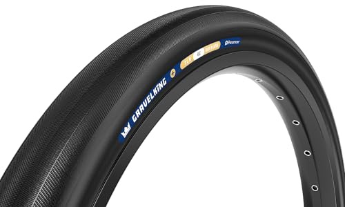 Panaracer Gravelking Slick Plus TLR slanglöst färdiga, hopfällbara däck – ZSG grusförening – punkteringsbeständig – pärllåsteknik – 120 Tpi TuffText + hölje med dubbla lager – gruscykeldäck