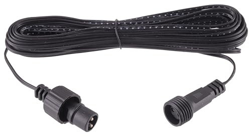 SIGANDG Lichterkette Verlängerung, 2-poliges Lichterketten-Verlängerungskabel, IP44 wasserdichtes Verlängerungskabel, geeignet für Innen- und Außenleuchten, Lichterketten, Eiszapfenlichter(10 m)