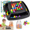 Intellektuelles Schachbrett Doppelduell Regenbogenball Schachbrett Strategiespiele Regenbogenball Eliminierung Spiel Rainbow Ball Gesellschaftsspiele Tabletop Familienspiele Partyspiele