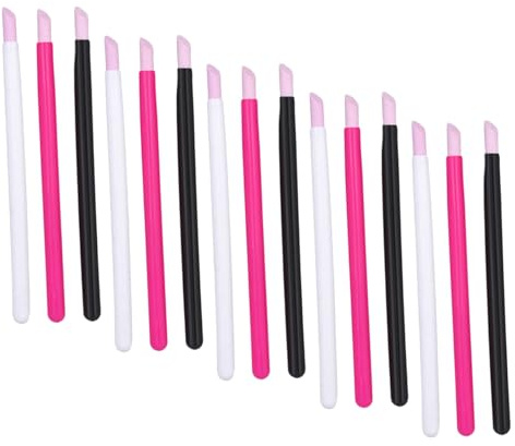 BESTYASH 15piezas Lápices para Empujar Cutículas Herramientas de Manicura de Cuarzo para Eliminar Piel Muerta y Pulir Cutículas Accesorios para Salón y Hogar